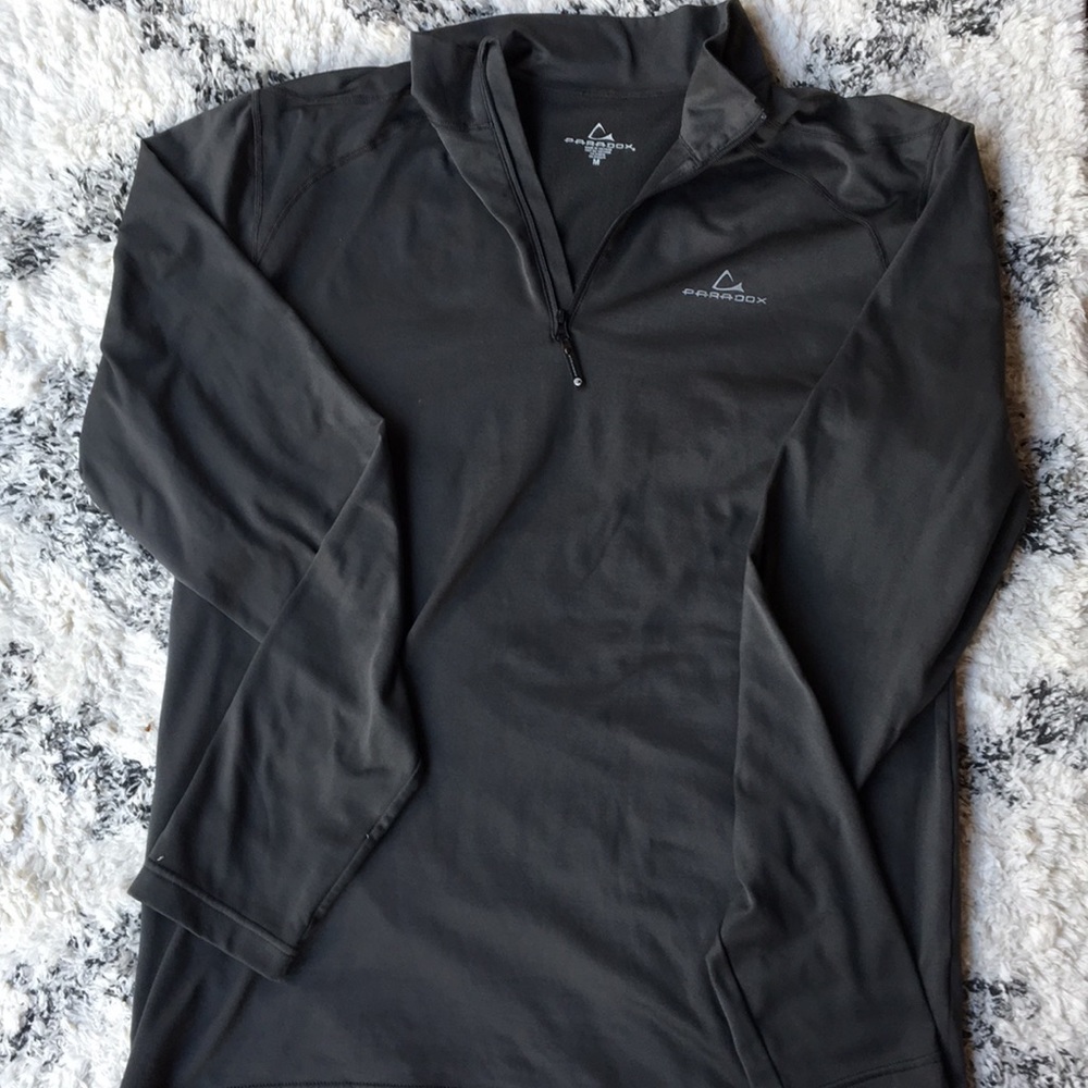 Paradox Grey Thermal Athletic Pullover M